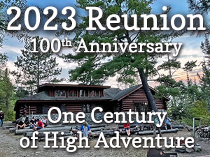 2023 Reunion - 100th Anniversary - One Century of High Adventure